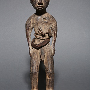 FETICHE VODOU, ceinture métal, FON, Benin