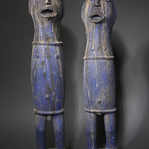 FETICHES AUTEL, Couple LEGBA, FON, Benin