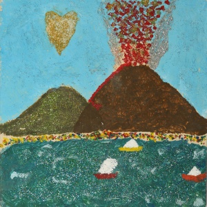 Vincenzo NESPOLI, « Vesuvio fiocchi » (paillettes)